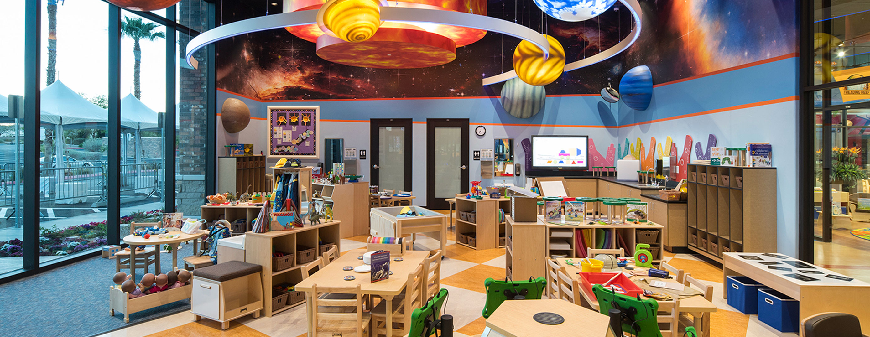 Interior image of the CLA learning center